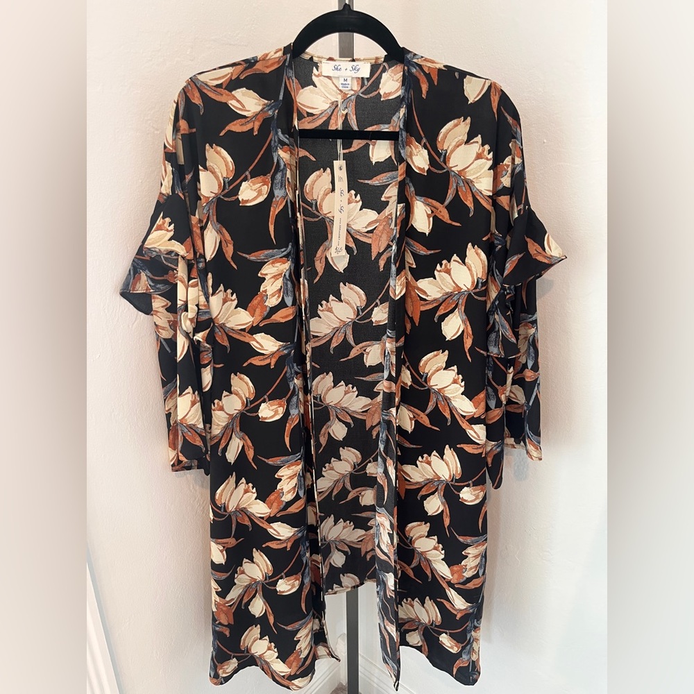 She and Sky Kimono NWT!
